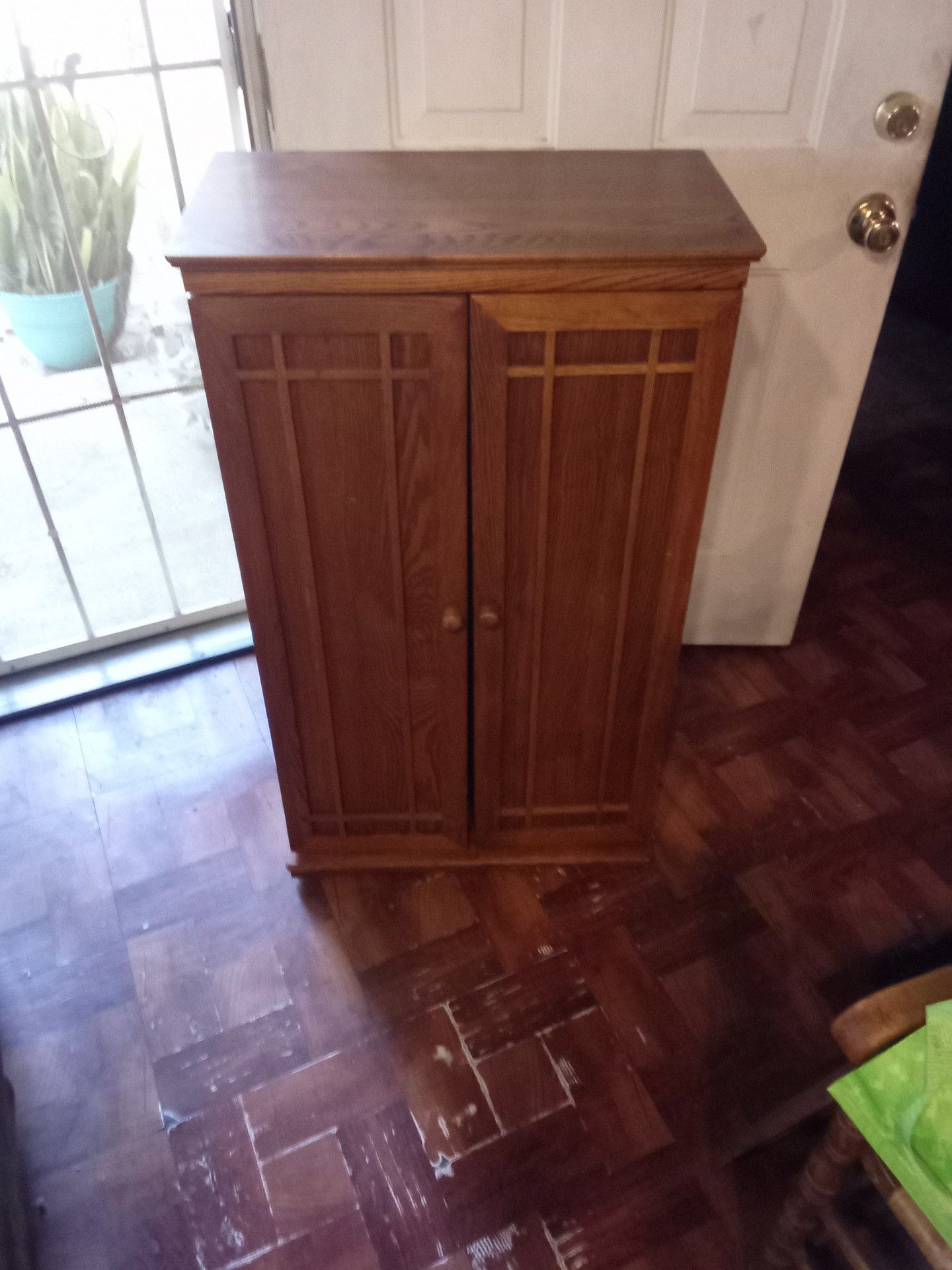 Media Storage Cabinet.