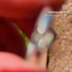 Half Pearl Flower Ring