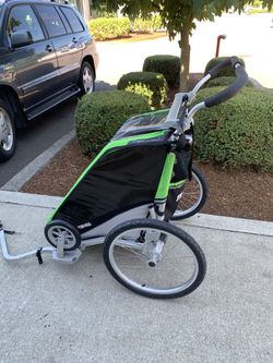 Cougar Thule Cheetah Chariot X2 Jogger bike Trailer For Sale In