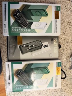 Wireless Fast Charging Power Banks