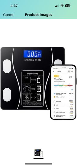 Smart Digital Scale (Glass)
