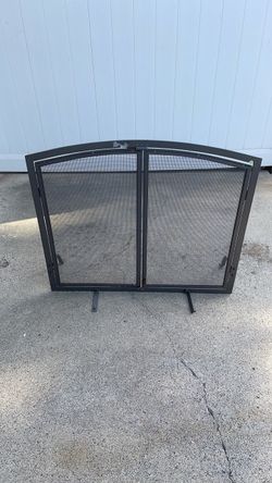 Fireplace screen