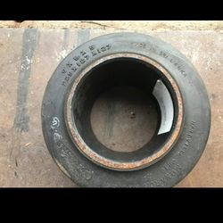 Forklift handtruck Dolly tires solid***Have Press Can Install***