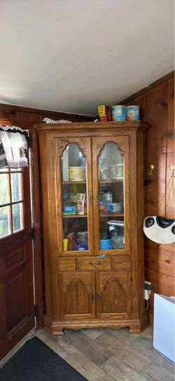 Corner China cabinet