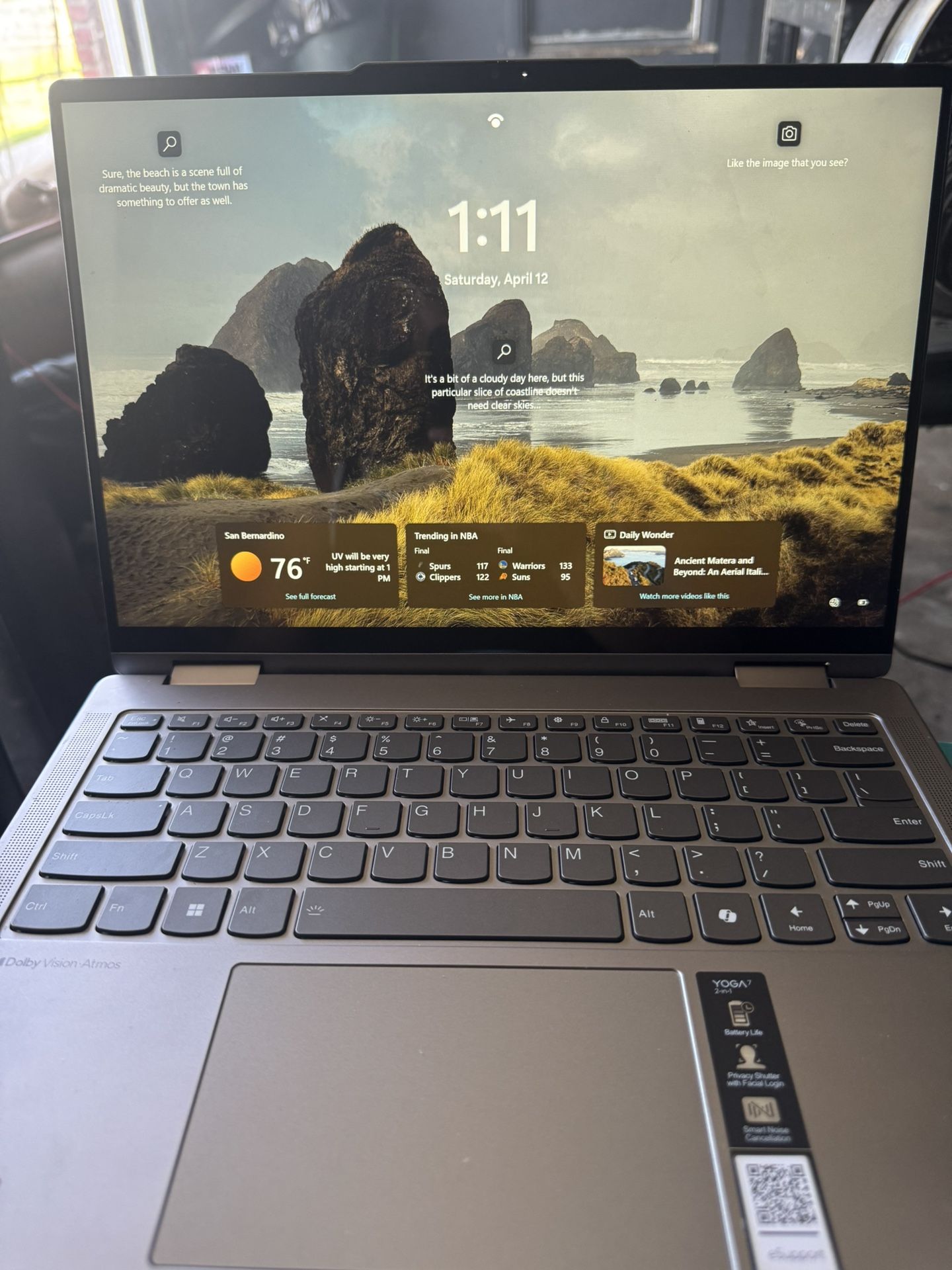 Lenovo Yoga laptop Touch Screen