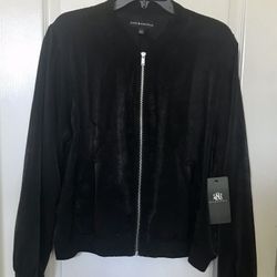 Misses Rock & Republic Mineral Black Bomber Jacket