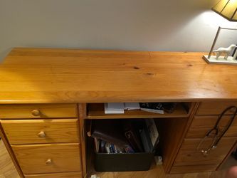 Vintage hand made solid wood table