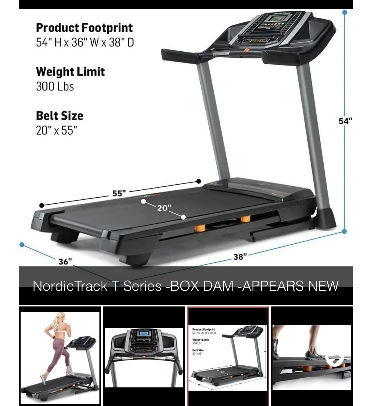 NordicTrack Treadmill T Series Brand New In The Box 