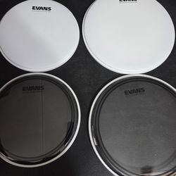 Evans G2 drum heads with resonate New