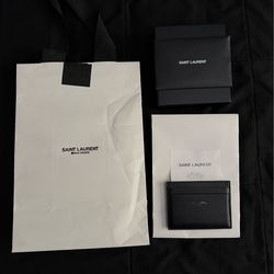 Authentic YSL Men Cardholder