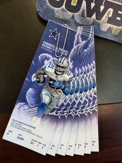 (7) Front Row Minnesota Vikings @ Dallas Cowboys Tickets Sec 321 $420