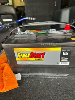 Brand new car battery