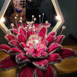 Bouquet of makeshift flowers