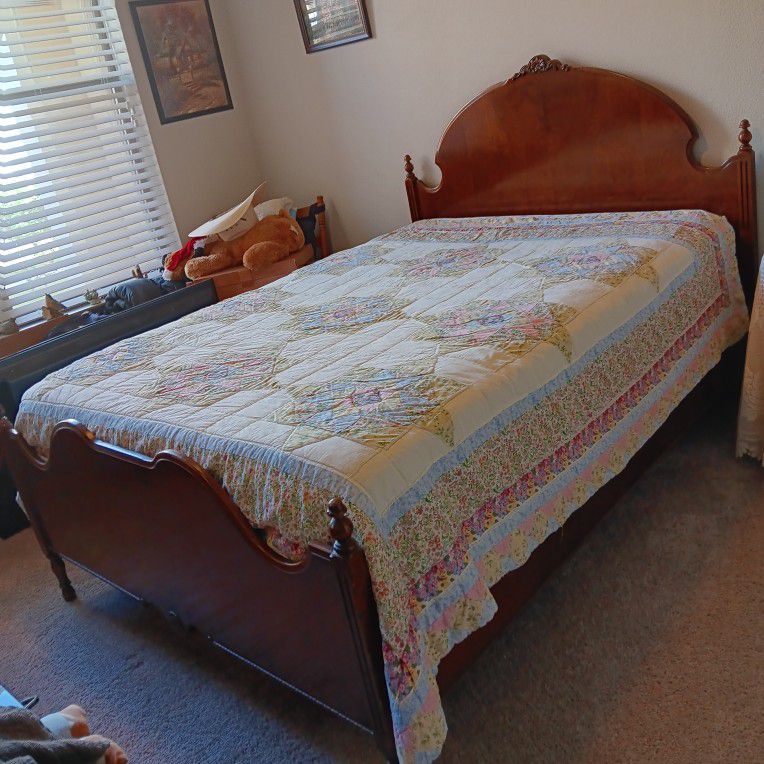 Antique Bed and Dresser