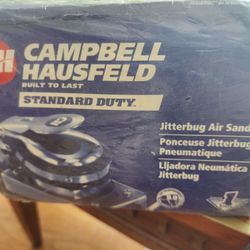 CAMPBELL HAUSFELD Jitterbug Variable Speed Air Hand Sander- TL-1005 New Sealed.