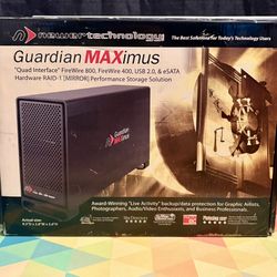Guardian MAXimus "Quad Interface" FireWire 800, FireWire 400 USB