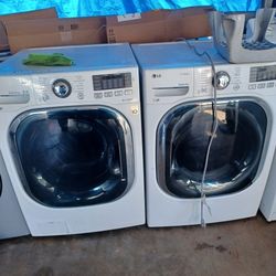 Set De Lavadora Y Secadora LG  ,LG Washer And Gas Dryer Matching Set 