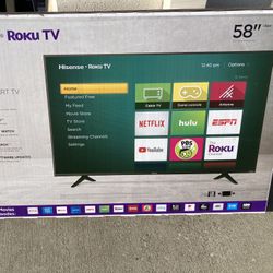 58” inch 4K Roku UHDTV Smart