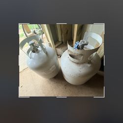 Barbecue Propane Tank For Sale - 2 For Price Of 1
