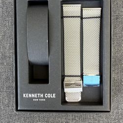 Kenneth Cole Silver Mesh Watch Band – Replacement Strap