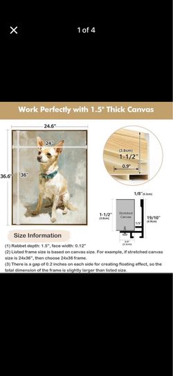 Canvas Floater Frame 24x24