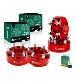 6x5.5 Wheel Spacers 2 Inch Fits Chevy Silverado Sierra 1500, Tahoe, Yukon, Escalade, Forged