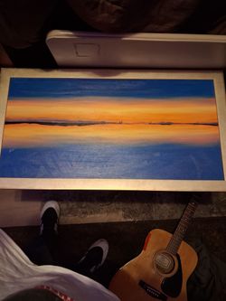 Ocean painting. Signed