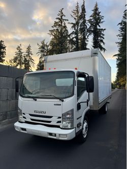 2017 Isuzu NPR HD 6.0 Gas 18FT Box Truck With Liftgate Low Miles