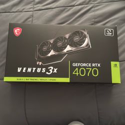 MSI Geforce RTX 4070 Ventus 3x 