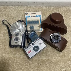 Film Cameras From Various Eras