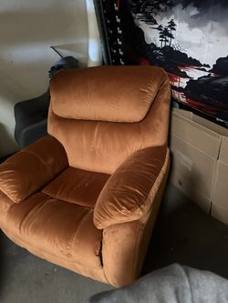 Suede Recliner
