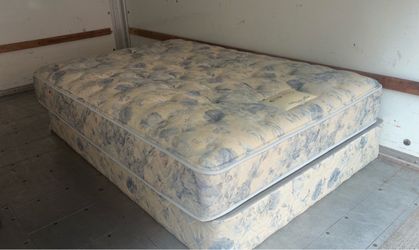 Full Size Mattress, Box Spring and Frame