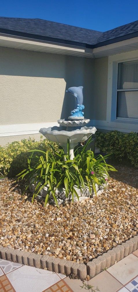 Concrete Water Fountain