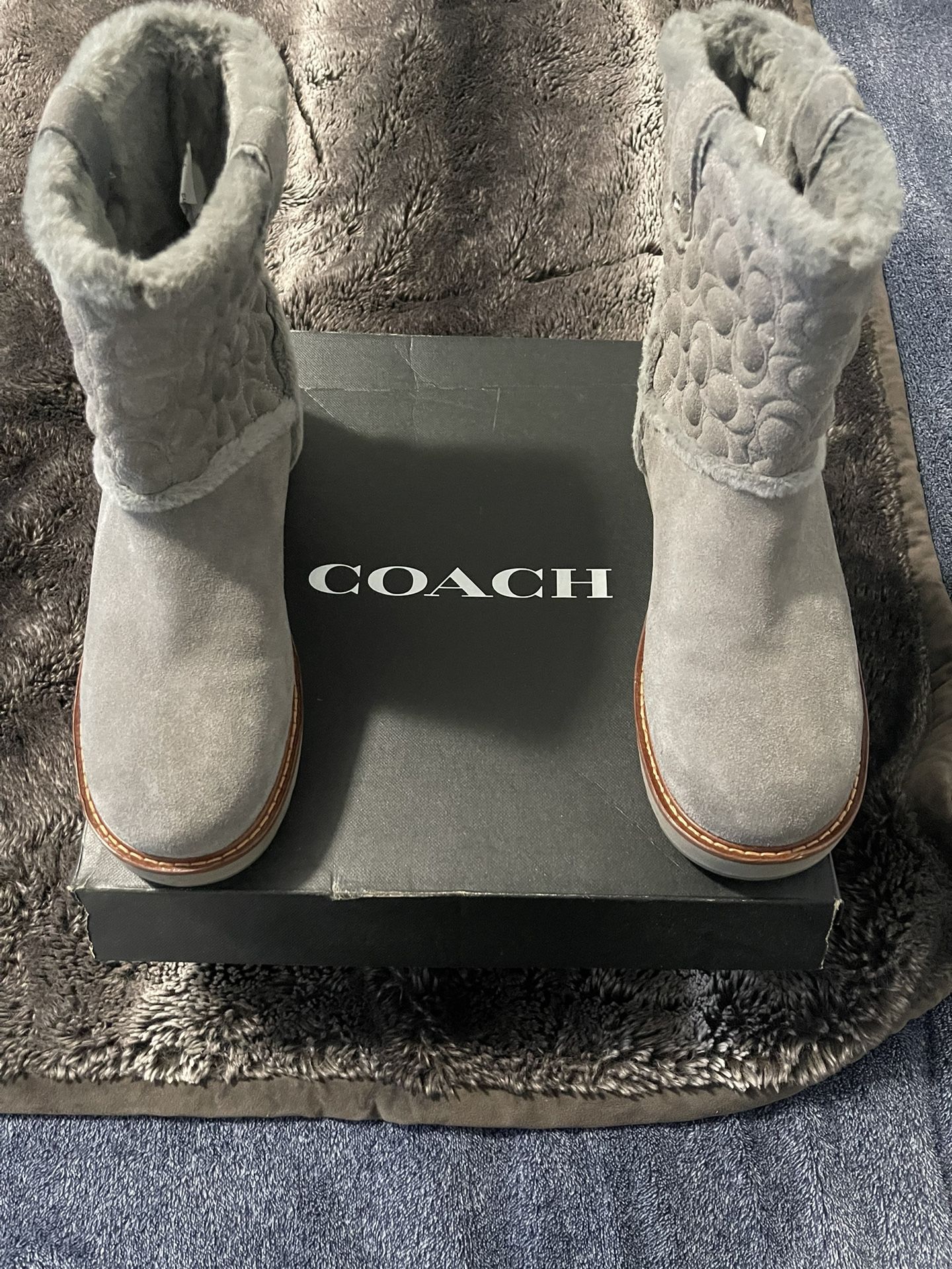 Coach IVY Suede Boots Women