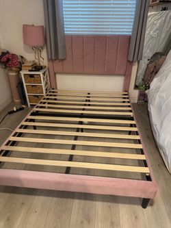 Pink bed frame