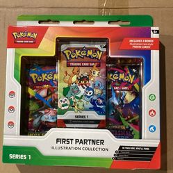 Pokemon First Partner Series 1 Illustration Collection SEALED
