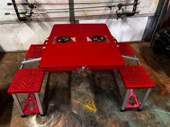 Miller highlife fold out picnic  table