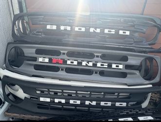 2021-2026 Ford bronco gray grille