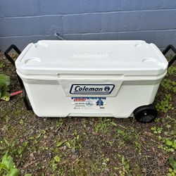 Coleman 316 Series 100 Qt Rolling Cooler
