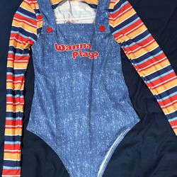 Womens 2 Pc Chucky Costume