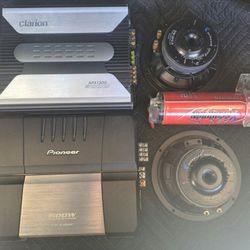 Car Audio Amplifiers  900 Watts Woofers