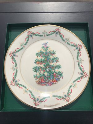 Lenox Christmas Plate Trees Around The World For Sale In Manteca CA Lenox Christmas Plate Trees Around The World For Sale In Manteca CA