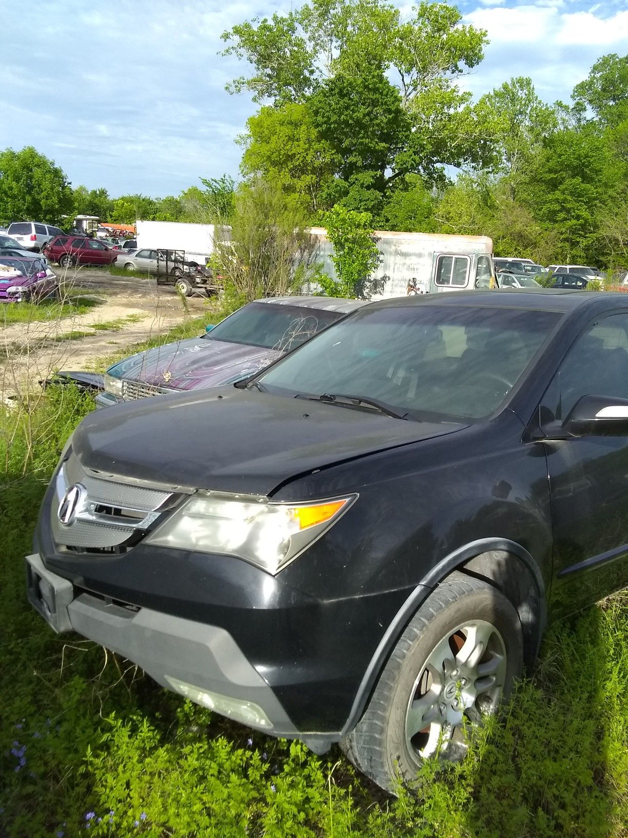 Acura mdx parts frt bumper driver fender loght sold