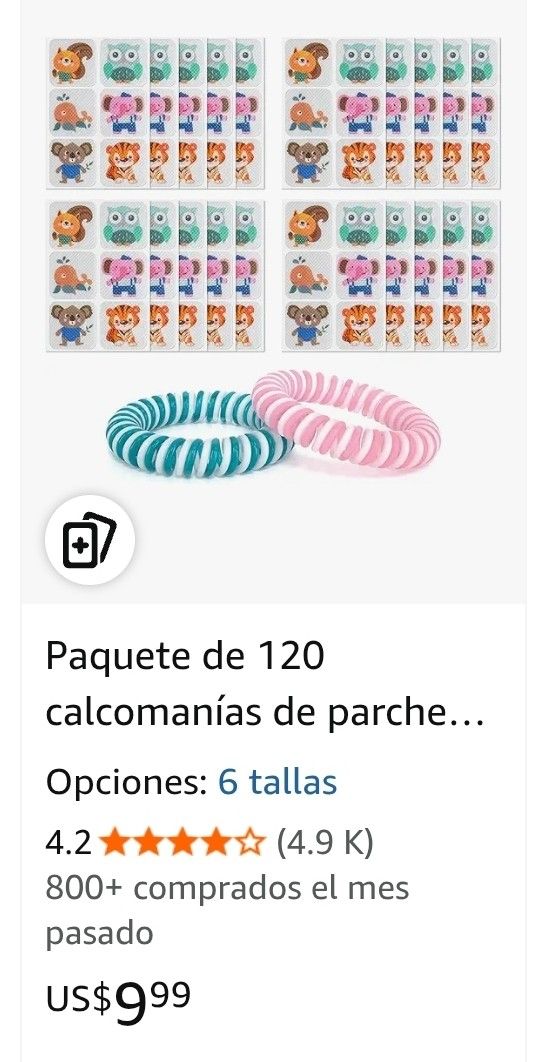 Parches Repelentes De Mosquitos 120pcs