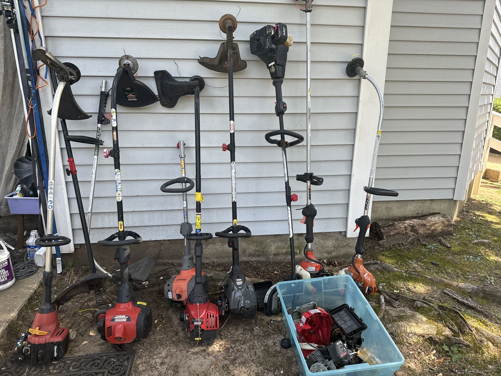 Gas String Trimmers Echo Husqvarna Craftsman Weed eaters