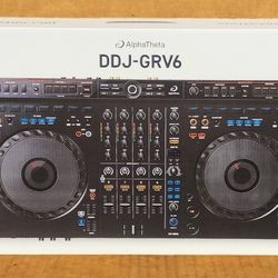 Pioneer DJ DDJ GRV6 4-Channel Mixer Rekordbox & Serato Controller Smartphone Tablet Labtop DDJ-GRV6 🚨 Payment Options Available🚨No Credit Needed 🚨 