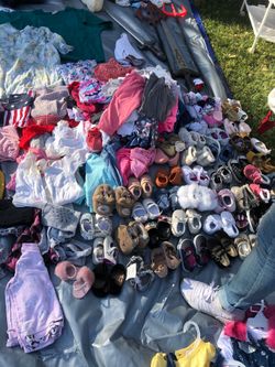 Baby cloths shoes and toys