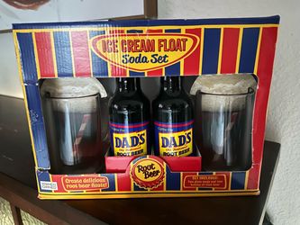 Dad's Old Fashioned Root Beer Ice Cream Float Soda Set