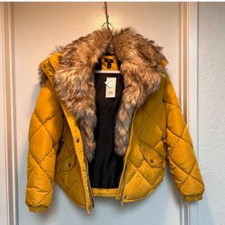 Faux Fur Trim Jacket 