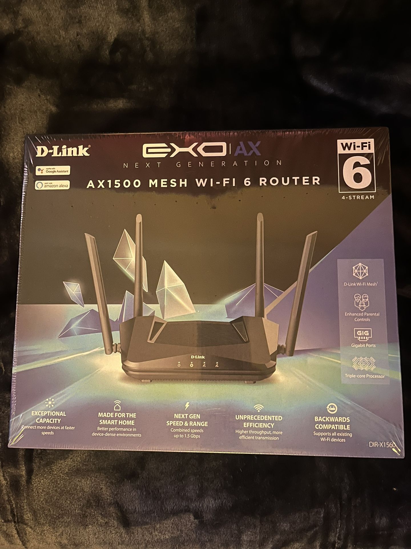 D-Link EXO AX-1500 Mesh WiFi 6 Router